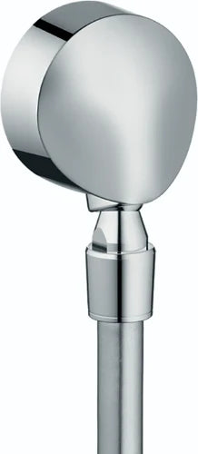 Hansgrohe Fixfit coude de raccordement Fixfit 1/2 E-DN15 chromé montage mural avec rotule et clapet anti-retour
