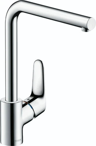 Hansgrohe Focus mitigeur cuisine chromé avec bec pivotant DN15