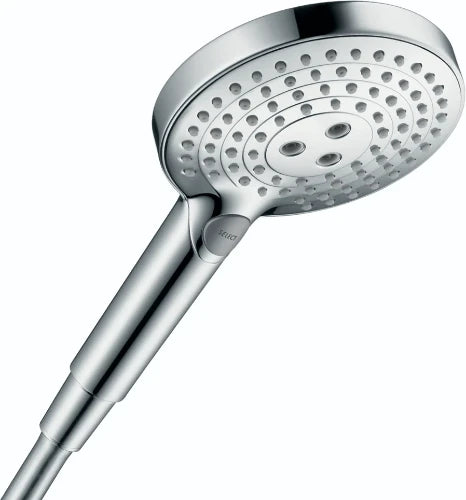 Hansgrohe Select S 120 douchette à main Ecosmart chromé rond m/QuickClean, 3jets, bouton Select, max 9L/min