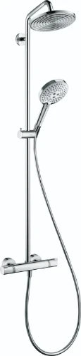 Hansgrohe Select S 240 colonne de douche chromé Ecosmart thermost,douche de tête 24cm,douchette Select 3jet