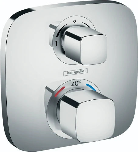 Hansgrohe Ecostat E set de finition - chromé - pour thermostat encastré avec robinet d'arrêt et inverseur
