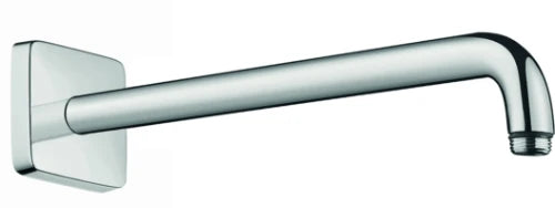 Hansgrohe bras de douche 1/2 chromé mural saille 389mm - rosace carrée