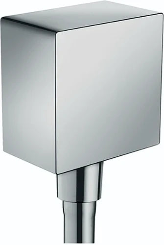 Hansgrohe FixFit Square coude de raccordement mural 1/2 - chromé