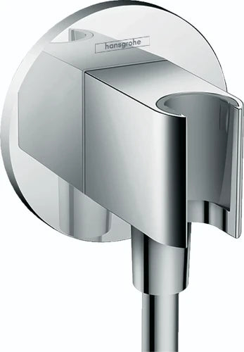 PORTE DOUCHETTE HANSGROHE PORTER S chromé fixfit incl courbe de raccordement murale