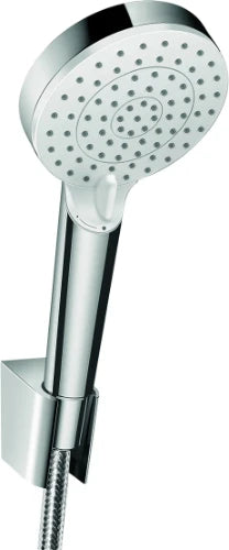 Hansgrohe Crometta Vario ecoSmart set douchette - blanc/chromé - avec flexible 1/2 x 1250 mm