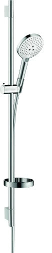 Hansgrohe Raindance Select set de douche Unica'S Puro 90CM  blanc/chromé 3 jets,m/barre murale,porte-savon,flexible 160CM