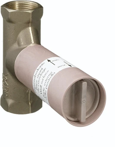 Hansgrohe robinet d'arrêt encastré 1/2 débit 40l/min, avec joint en céramique