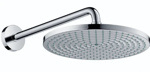 Hansgrohe Raindance Air douche de tête de pluie avec bras de douche 300mm chromé avec injection d'air-type eco débit 9l