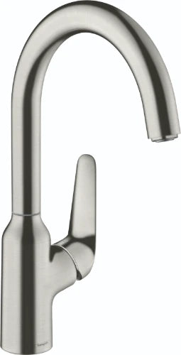 Hansgrohe M421 mitigeur cuisine - stainless steel optic - comforzone 220