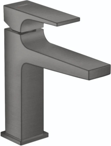 Hansgrohe Metropole mitigeur lavabo comfort Z110 noir chromé brossé sailli 135 mm, PushOpen vidage