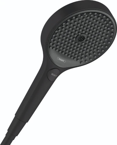 Hansgrohe Rainfinity douchette 130 MM 3 jets noir mat avec bouton Select