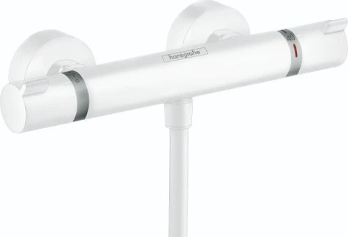 Hansgrohe Ecostat Comfort rob. thermost. douche apparent blanc mat