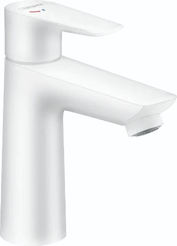 Hansgrohe Talis E mitigeur lavabo ComfortZ110 blanc avec vidage avec tirette