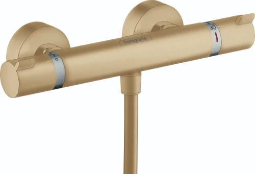 Hansgrohe Ecostat Comfort rob. thermost. douche apparent bronze brossé