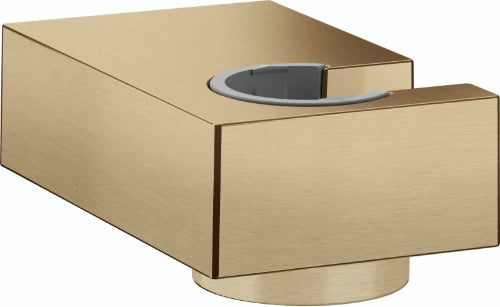 Hansgrohe Porter support douchette E mural bronze brossé pour flexibles avec écrou conique