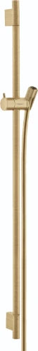 Hansgrohe Unica S Puro barre de douche 22 MM 900 MM  bronze brossé barre de douche, flexible de douche, pièce coulissante
