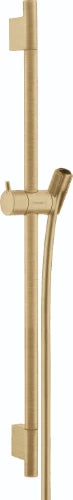 Hansgrohe Unica S Puro barre de douche 22 MM 650 MM bronze brossé barre de douche, flexible de douche, pièce coulissante