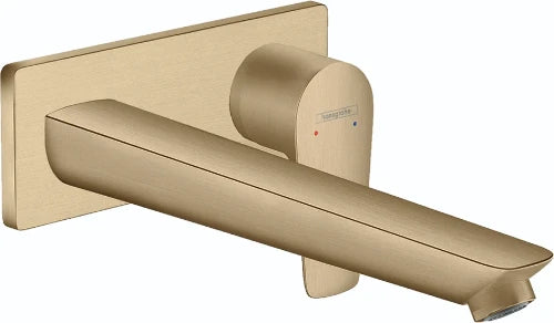 Hansgrohe Talis E mitigeur mural encastré bronze brossé bec 225mm
