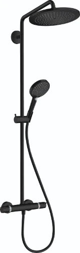 Hansgrohe Croma Select S 280 1jet écosmart Showerpipe - noir mat