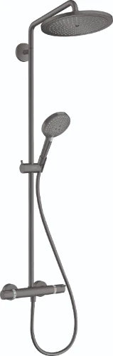 Hansgrohe Croma Sel S280 Showerpipe ECosmopolitan9l D Raindance noir chromé brossé