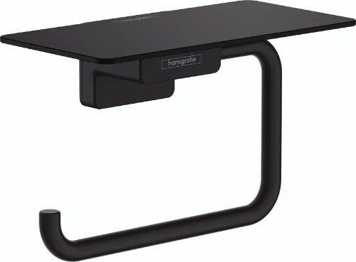 Hansgrohe AddStoris porte-rouleau avec tablette noir mat
