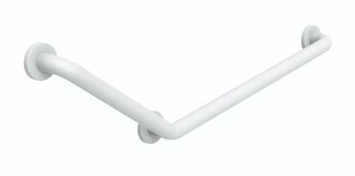 Normbau Nylon Care Poignée de maintien, 579 x 336 mm, 135°, Blanc 019