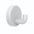 Normbau Nylon Care Patère murale, NY.WH 75, 58 x 52 mm, Blanc 019