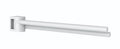 Normbau Nylon Care Porte-serviette, orientable, L = 450 mm, Blanc 019
