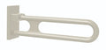 Normbau Verso Care Barre d'appui rabattable vario, amovible, 600 mm, avec platine, Blanc 019