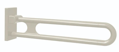 Normbau Verso Care Barre d'appui rabattable vario, amovible, 725 mm, avec platine, Gris foncé 018