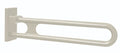 Normbau Verso Care Barre d'appui rabattable vario, amovible, 725 mm, avec platine, Gris foncé 018