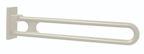 Normbau Verso Care Barre d'appui rabattable vario, amovible, 900 mm, avec platine, Gris foncé 018