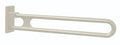 Normbau Verso Care Barre d'appui rabattable vario, amovible, 900 mm, avec platine, Blanc 019
