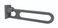 Normbau Nylon Care Barre d'appui rabattable NY.447.075, L = 900 mm, Antibac, Blanc 019