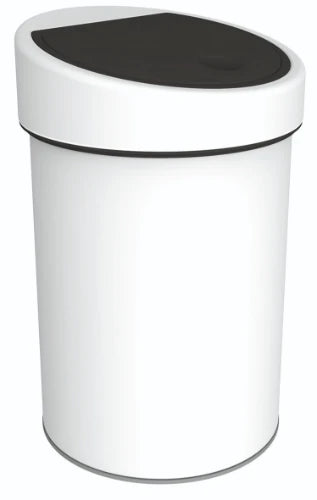 Normbau Cavere Poubelle murale 7500499, 170 x 280 x 185mm, Ø 182 mm, Cavere® Blanc satiné 092