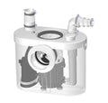 SFA Sanibroyeur Sanitop pour wc - hauteur d'évacuation 4m avec 1 raccordement extra