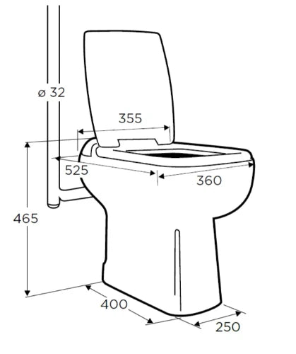 SFA Sanibroyeur Sanicompact LUXE cuvette avec broyeur intégré blanc ECO+