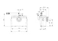 SFA Sanibroyeur Saniaccess 1 broyeur pour wc 5 m vertical/100 m horizontal/max.temp.35°C