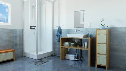 SFA Sanibroyeur Sanidouche- pompe pour évacuation douche et lavabo