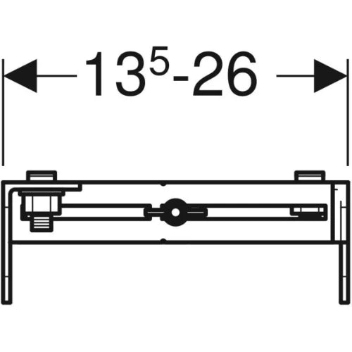Geberit GIS fixation réglable