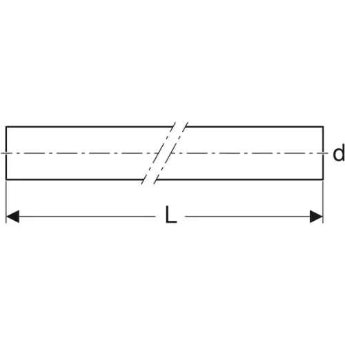 Geberit WSS PE tuyau 45 mm 1 M