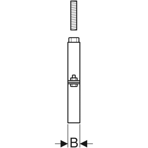SET FIXE GEBERIT PLUVIA 315MM