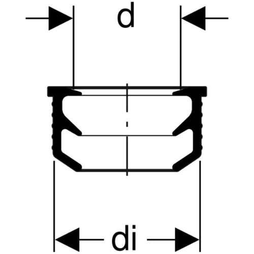Geberit joint à lèvres pour tuyau d'évacuation 90219/90229