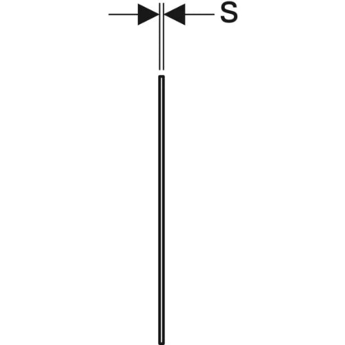 Geberit isolation acoustique pour wc-suspendu 6 mm (inclusif manchon)