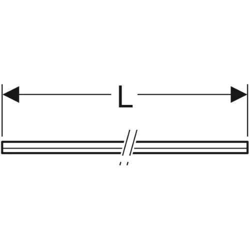 Geberit PE bande d'insertion pour collier de fixations (longueur rouleau 10m) 40-160 mm - prix au mètre