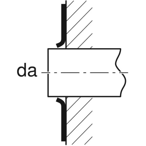 Geberit Mepla dichting voor muurplaat 12 cm
