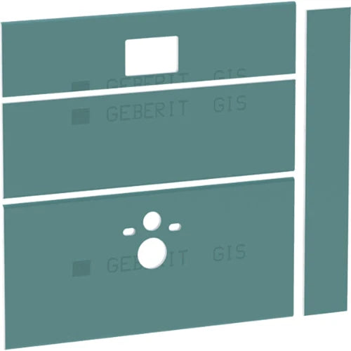 Geberit GISeasy set plaques pour toilette suspendue, pour Sigma réservoir encastré 12 cm
