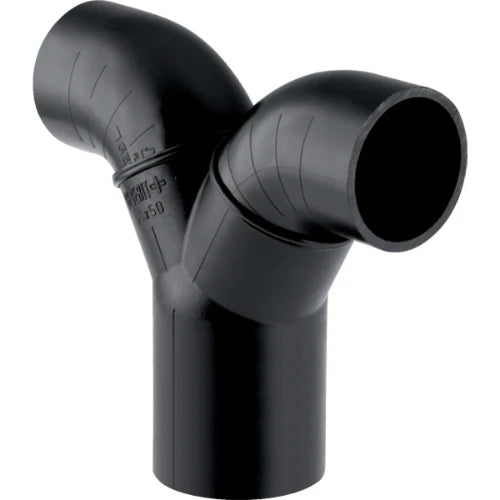 Geberit PE raccord-Y 2 x 30° 56 x 50 x 50 mm
