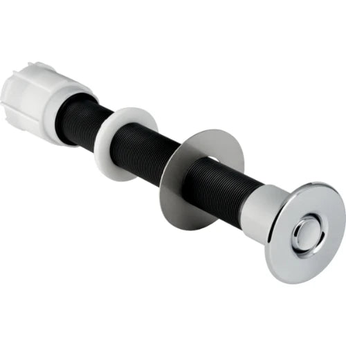 BOUTON POUSSOIR GEBERIT chromé a encastrer commande pneum.-anti-vandalisme p/reservoir a dist