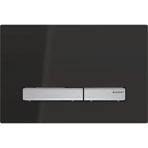 Geberit Sigma 50 plaque de commande - noir 24,6 - 1,3 o 16,4 ! cm synthétique pour rinçage avec 2 volumes